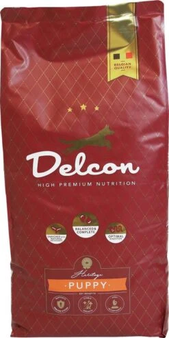 Delcon - Premium Hondenvoer - Puppy - 12kg -Exporteren Alles Voor Honden Winkel 600x1200