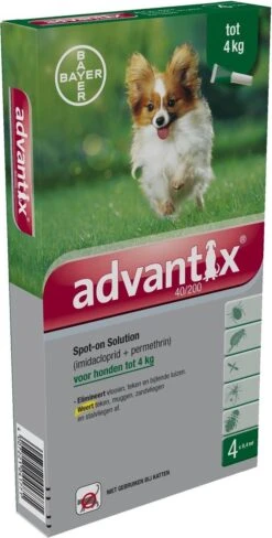 Bayer Advantix Vlooien & Teken Pipetten - Hond 4 Tot 10 Kg - 4 Stuks -Exporteren Alles Voor Honden Winkel 608x1200 1