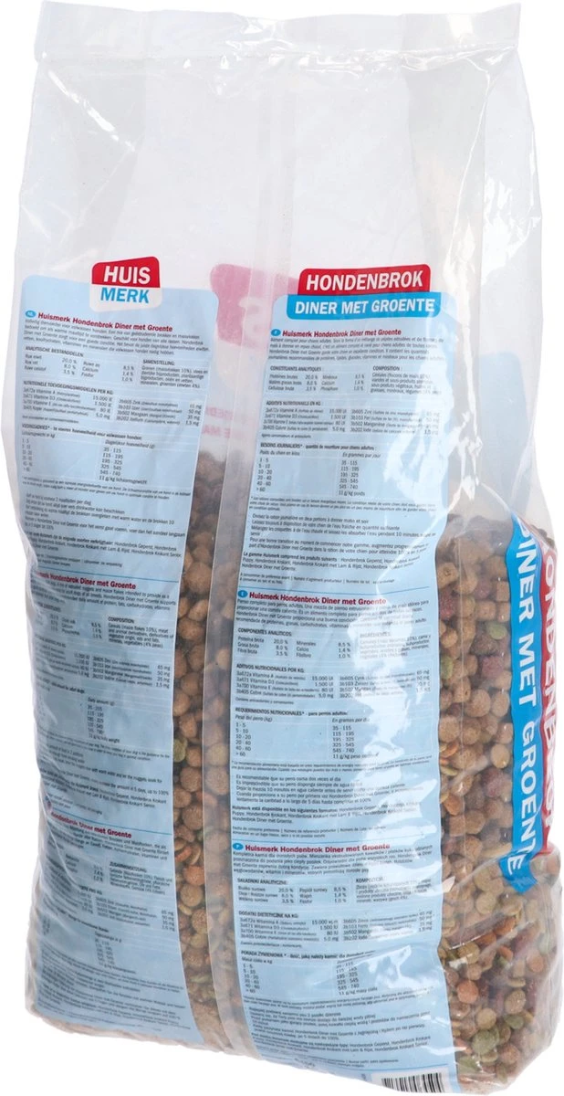 Merkloos Huismerk Adult Diner - 10 Kg 4 Merkloos Huismerk Adult Diner - 10 Kg - Afbeelding 2