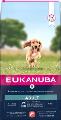 Eukanuba Dog Adult Small - Medium Zalm - Gerst- Hondenvoer - 12 Kg 5 Eukanuba Dog Adult Small - Medium Zalm - Gerst- Hondenvoer - 12 Kg -Exporteren Alles Voor Honden Winkel 618x1200 2