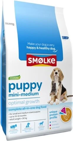 Smolke Puppy Hondenvoer - Mini/medium - 3 Kg -Exporteren Alles Voor Honden Winkel 621x1200 1