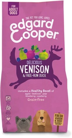 Edgard & Cooper Verse Hert & Scharreleend Adult - Hondenvoer - 12 Kg -Exporteren Alles Voor Honden Winkel 626x1200 2