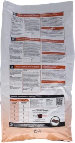 Prins Procare Lam/Rijst - 15 KG -Exporteren Alles Voor Honden Winkel 634x1200