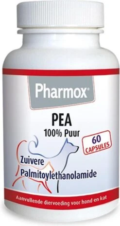 Pharmox Hond & Kat PEA 100% Puur 60 Capsules -Exporteren Alles Voor Honden Winkel 638x1200 3