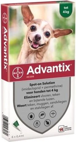 Bayer Advantix Vlooien & Teken Pipetten - Hond 25 Tot 40 Kg - 6 Stuks 39 Bayer Advantix Vlooien & Teken Pipetten - Hond 25 Tot 40 Kg - 6 Stuks -Exporteren Alles Voor Honden Winkel 640x1200 6