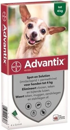 Bayer Advantix Vlooien & Teken Pipetten - Hond 10 Tot 25kg - 6 Stuks -Exporteren Alles Voor Honden Winkel 649x1200 5