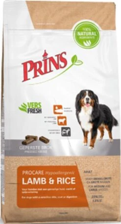 Prins Procare Lam/Rijst - 15 KG -Exporteren Alles Voor Honden Winkel 652x1200 2
