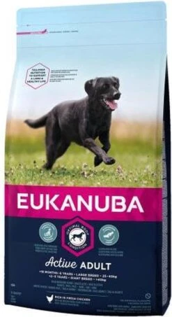 Eukanuba Dog Adult Large Breed - Kip - Hondenvoer - 15 Kg -Exporteren Alles Voor Honden Winkel 654x1200 1