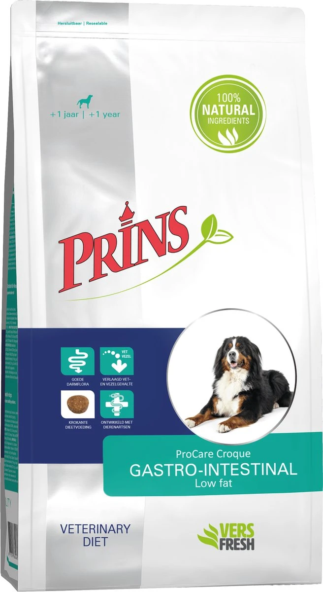 Prins Procare Croque Diet Gastro-Intestinal Zalm - Hondenvoer - 10 Kg 11 Prins Procare Croque Diet Gastro-Intestinal Zalm - Hondenvoer - 10 Kg - Afbeelding 9