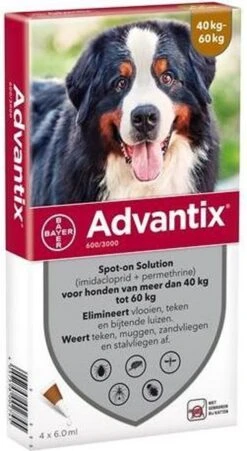 Bayer Advantix Vlooien & Teken Pipetten - Hond 10 Tot 25kg - 6 Stuks -Exporteren Alles Voor Honden Winkel 657x1200 4