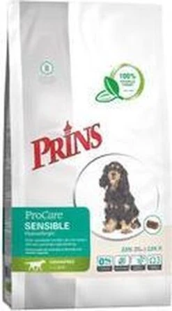 Prins Procare Graanvrij Sensible Hypoallergic - 12 KG -Exporteren Alles Voor Honden Winkel 663x1200
