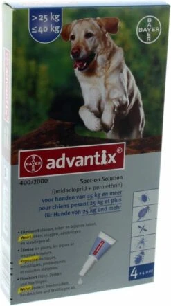 Bayer Advantix Vlooien & Teken Pipetten - Hond 25 Tot 40 Kg - 6 Stuks 26 Bayer Advantix Vlooien & Teken Pipetten - Hond 25 Tot 40 Kg - 6 Stuks -Exporteren Alles Voor Honden Winkel 670x1200 10