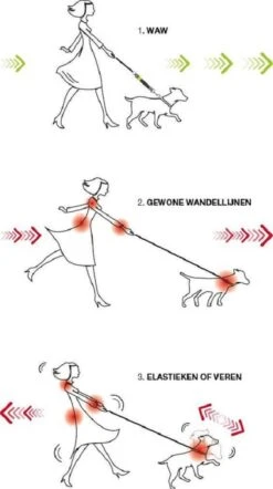 WAW Easy Dog Walk 'schokdemper' Zwart - XXL - >40 Kg -Exporteren Alles Voor Honden Winkel 670x1200 7