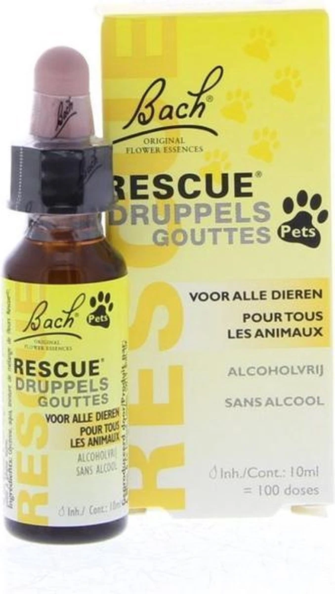 Bach Rescue Remedy Pets Druppels - Dieren Antistressmiddel - 10 Ml 4 Bach Rescue Remedy Pets Druppels - Dieren Antistressmiddel - 10 Ml - Afbeelding 2