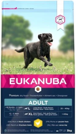 Eukanuba Dog Adult Large Breed - Kip - Hondenvoer - 15 Kg -Exporteren Alles Voor Honden Winkel 683x1200 5