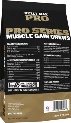 Bully Max PRO Power Chews Series 11-in-1 Kauwsnacks Voor Spiergroei (voorheen Gorilla Max) 8 Bully Max PRO Power Chews Series 11-in-1 Kauwsnacks Voor Spiergroei (voorheen Gorilla Max) -Exporteren Alles Voor Honden Winkel 691x1200 2