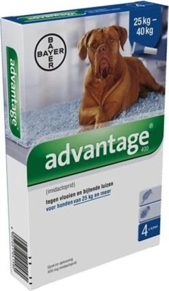 Bayer Anti Vlooienmiddel Advantage 400 25 - 40 Kg - 4 Pipetten 38 Bayer Anti Vlooienmiddel Advantage 400 25 - 40 Kg - 4 Pipetten -Exporteren Alles Voor Honden Winkel 699x1200 2