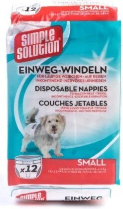 Simple Solution Wegwerp Honden Luier - SMALL 12 ST 38-48 CM -Exporteren Alles Voor Honden Winkel 706x1200 2