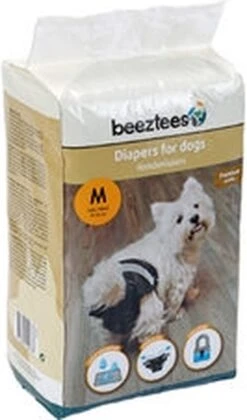 Beeztees - Hondenluier - Zwart - M - 12ST -Exporteren Alles Voor Honden Winkel 706x1200 3