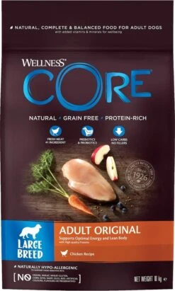 Wellness Core Grain Free Dog Large Breed Adult Kip - Hondenvoer - 10 Kg -Exporteren Alles Voor Honden Winkel 721x1200 1
