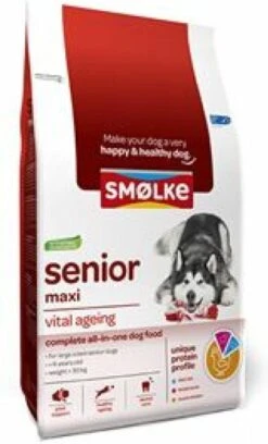 Smolke Senior Maxi - Kip - Hondenvoer - 12 Kg