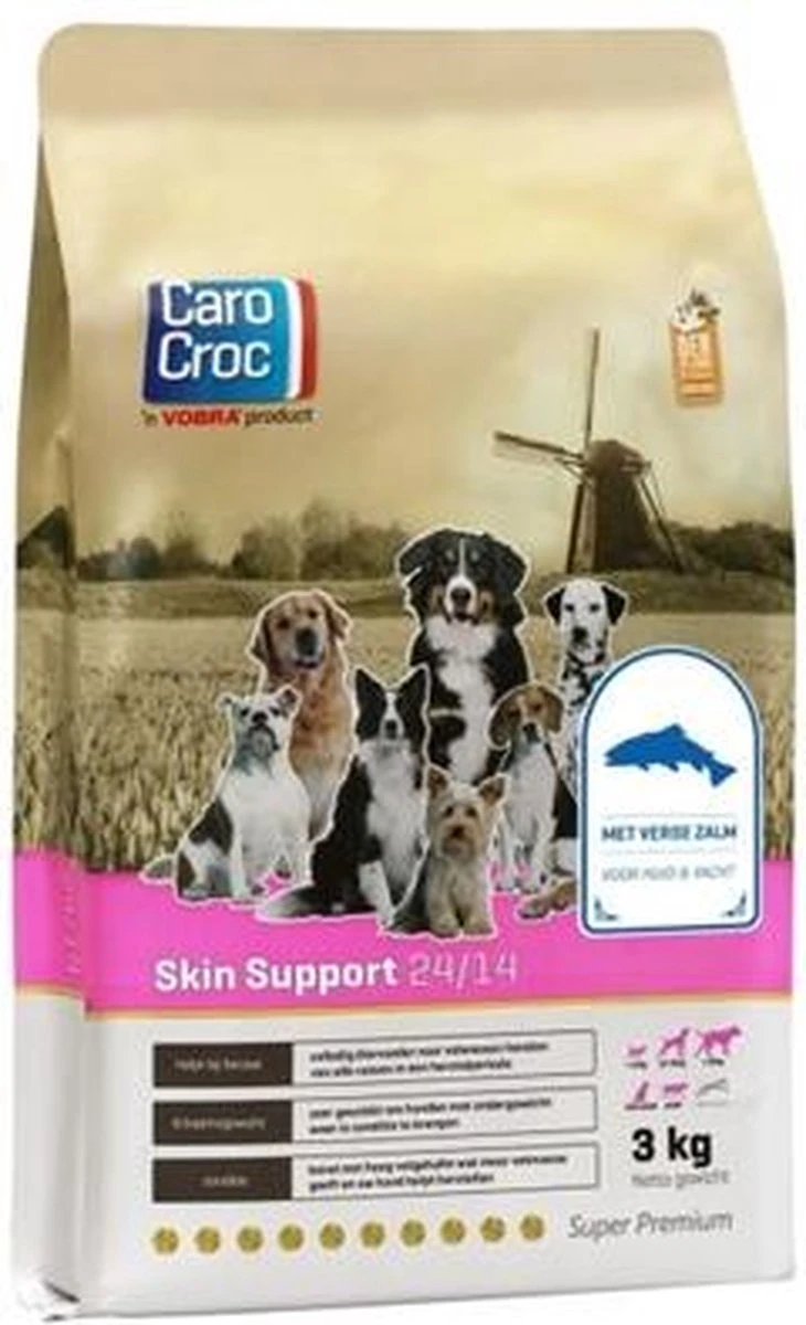 Carocroc Skin Support - Gevogelte/Granen/Vis - Hondenvoer - 15 Kg 14 Carocroc Skin Support - Gevogelte/Granen/Vis - Hondenvoer - 15 Kg - Afbeelding 12