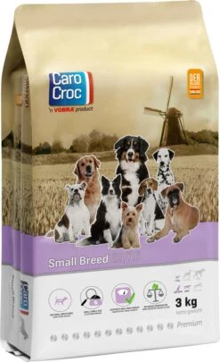 Carocroc Small Breed 25/16 - Hondenvoer - 15 Kg -Exporteren Alles Voor Honden Winkel 732x1200