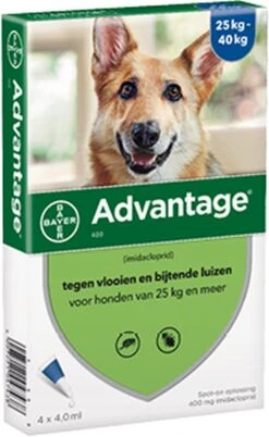 Bayer Anti Vlooienmiddel Advantage 400 25 - 40 Kg - 4 Pipetten 41 Bayer Anti Vlooienmiddel Advantage 400 25 - 40 Kg - 4 Pipetten -Exporteren Alles Voor Honden Winkel 738x1200