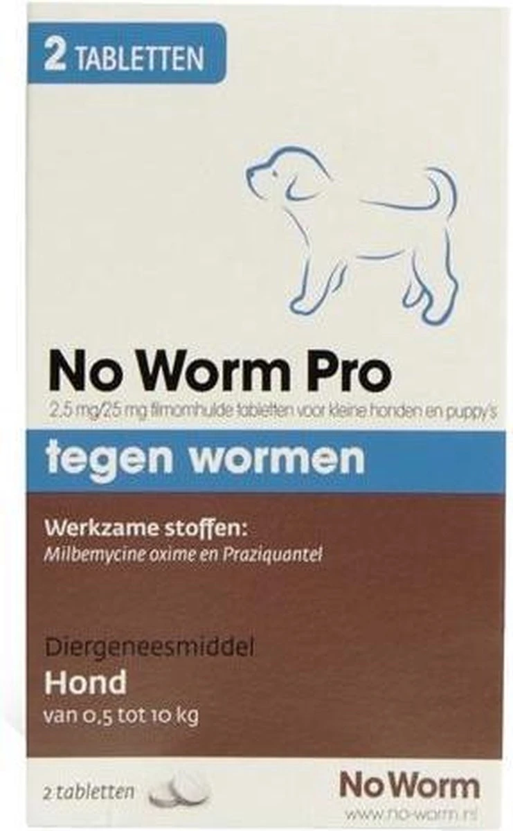 Emax Exil No Worm Pro - Puppy - 2 Tabletten 10 Emax Exil No Worm Pro - Puppy - 2 Tabletten - Afbeelding 8