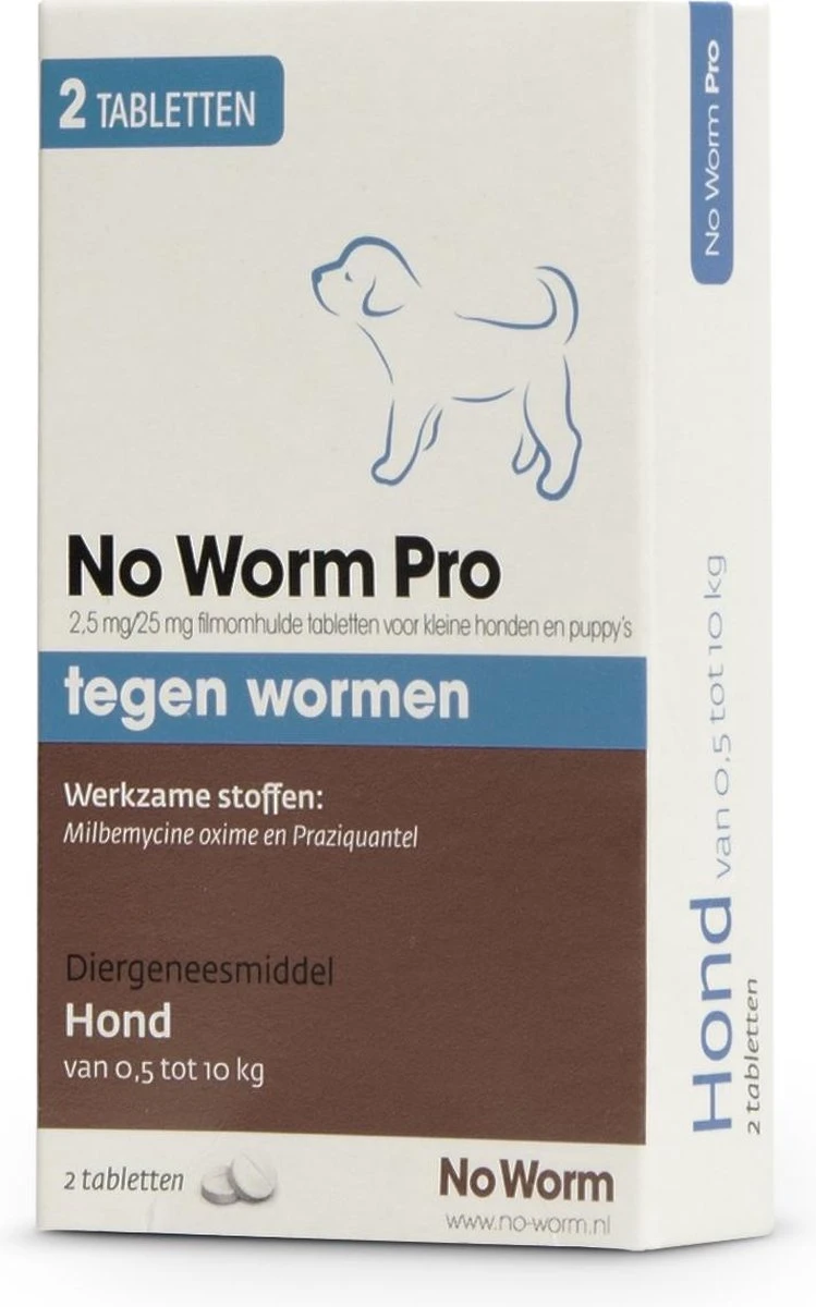 Emax Exil No Worm Pro - Puppy - 2 Tabletten 5 Emax Exil No Worm Pro - Puppy - 2 Tabletten - Afbeelding 3