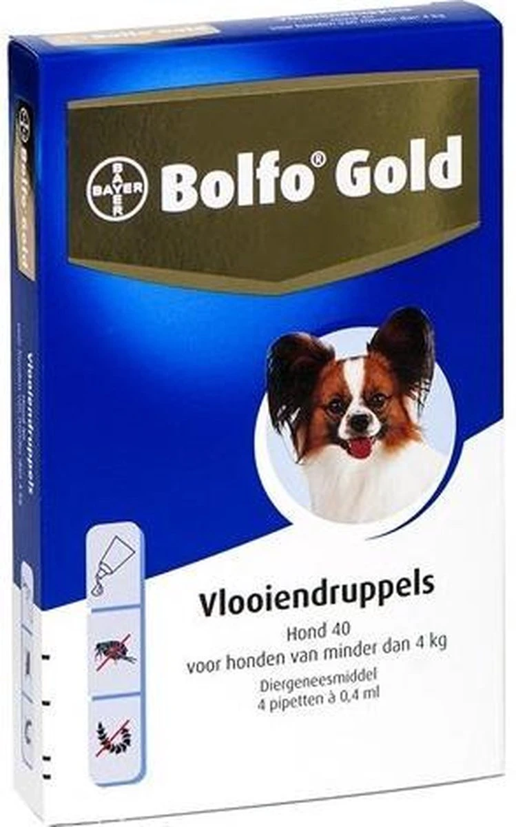 Bayer Bolfo Gold 100 Anti Vlooienmiddel - Hond - 4 Tot 10 Kg - 4 Pipetten 9 Bayer Bolfo Gold 100 Anti Vlooienmiddel - Hond - 4 Tot 10 Kg - 4 Pipetten - Afbeelding 7