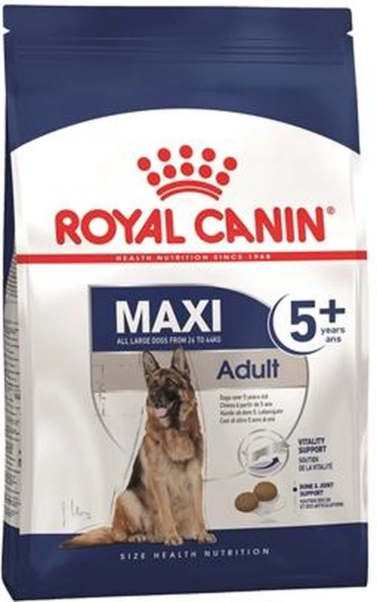 Royal Canin Maxi Adult 5+ Jaar Oud - Hondenvoer - 15 Kg 16 Royal Canin Maxi Adult 5+ Jaar Oud - Hondenvoer - 15 Kg - Afbeelding 14