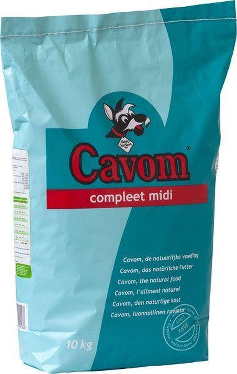 Cavom Compleet Midi - Hond - Volledig Droogvoer - 10 Kg 8 Cavom Compleet Midi - Hond - Volledig Droogvoer - 10 Kg - Afbeelding 6