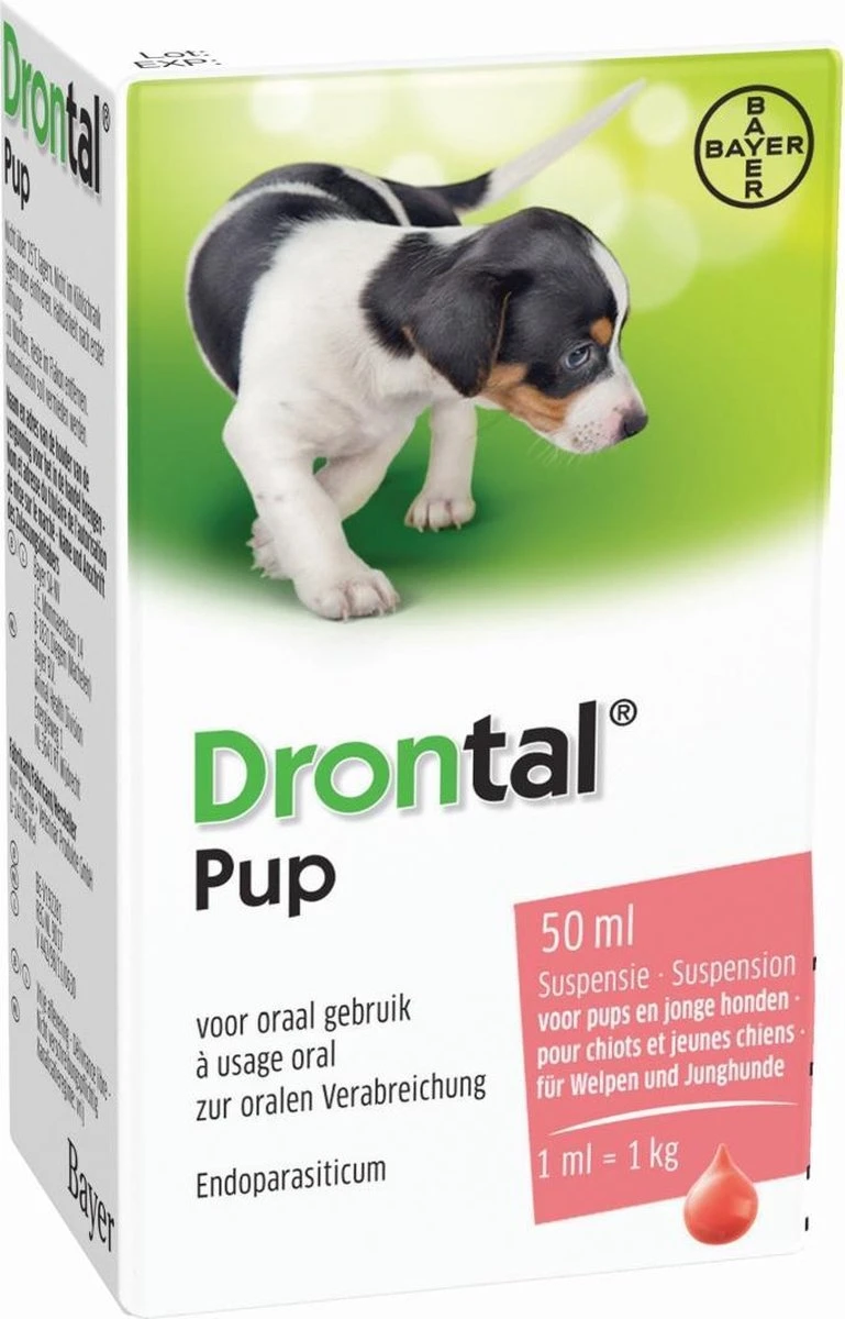 Drontal Pup Ontwormingsmiddel - Puppy - 50 Ml 3 Drontal Pup Ontwormingsmiddel - Puppy - 50 Ml