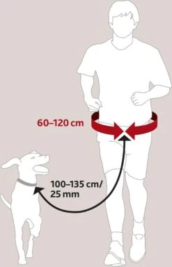 Trixie Heupriem Met Jogginglijn Zwart - RIEM 60-120 CM LIJN 100-135 CM -Exporteren Alles Voor Honden Winkel 772x1200 4