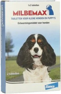 Milbemax Kleine Hond & Puppy's Van 0,5 Kg Tot 10 Kg - 1 St à 2 X 2 Tabletten -Exporteren Alles Voor Honden Winkel 779x1200 3