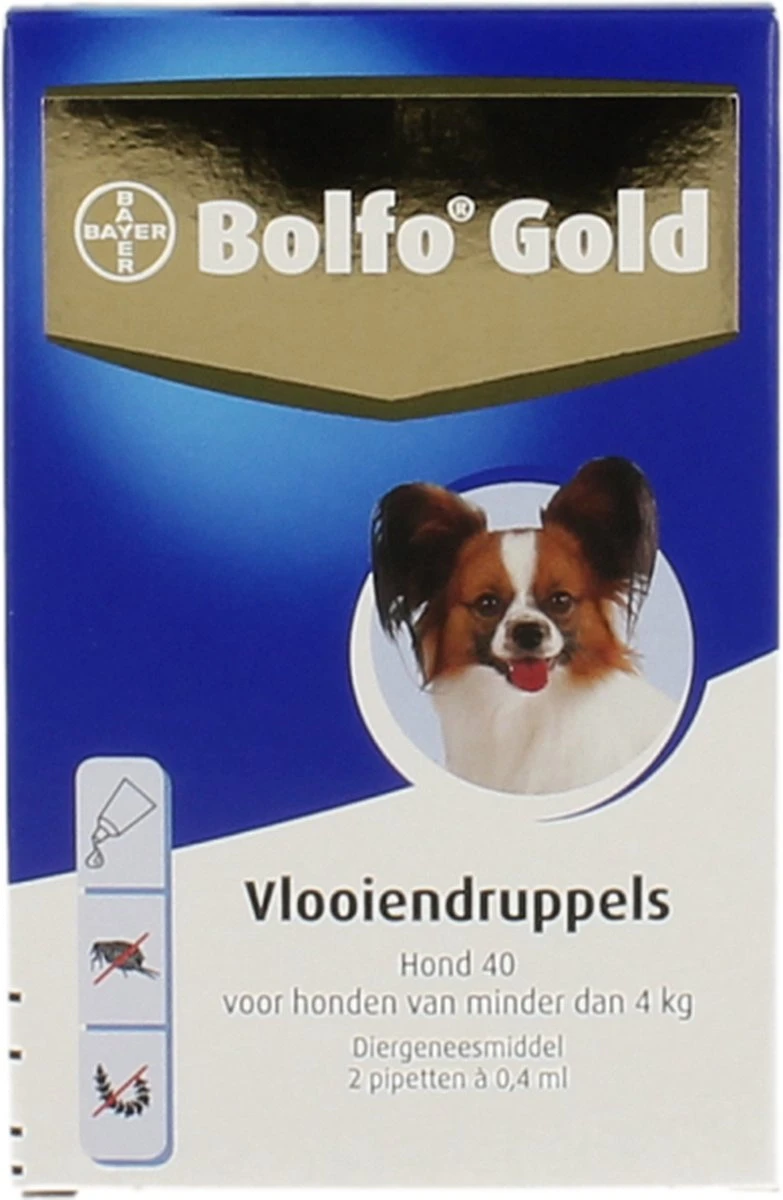Bayer Bolfo Gold 40 Anti Vlooienmiddel - Hond - 0 Tot 4 Kg - 2 Pipetten 12 Bayer Bolfo Gold 40 Anti Vlooienmiddel - Hond - 0 Tot 4 Kg - 2 Pipetten - Afbeelding 10