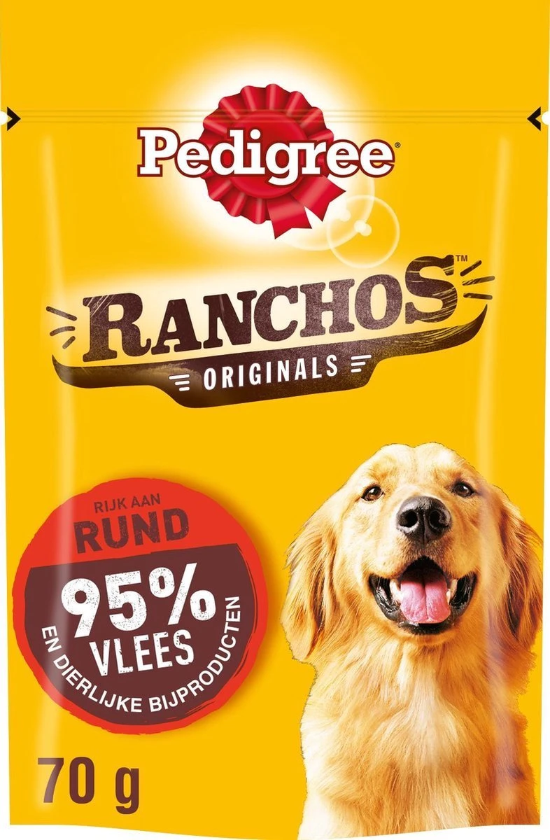 Pedigree Ranchos Original Hondensnacks - Rund - 7 X 70 Gr 3 Pedigree Ranchos Original Hondensnacks - Rund - 7 X 70 Gr