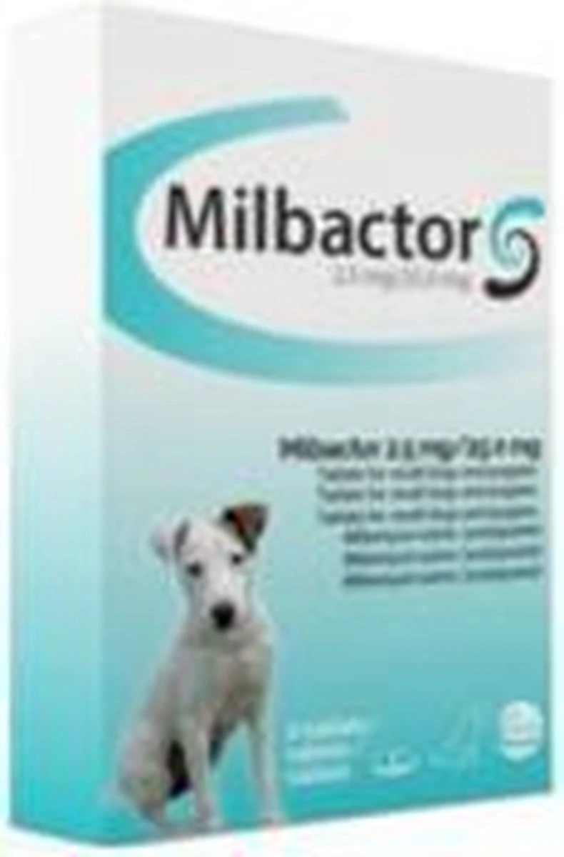 Milbactor Voor Kleine Honden En Pups - 4 Tabletten 3 Milbactor Voor Kleine Honden En Pups - 4 Tabletten - Afbeelding 2