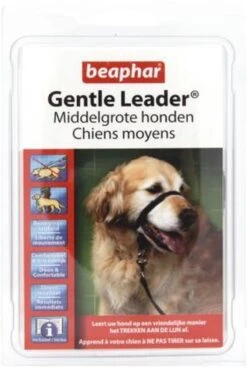 Gentle Leader Hoofdhalster Medium Zwart Beaphar -Exporteren Alles Voor Honden Winkel 806x1200