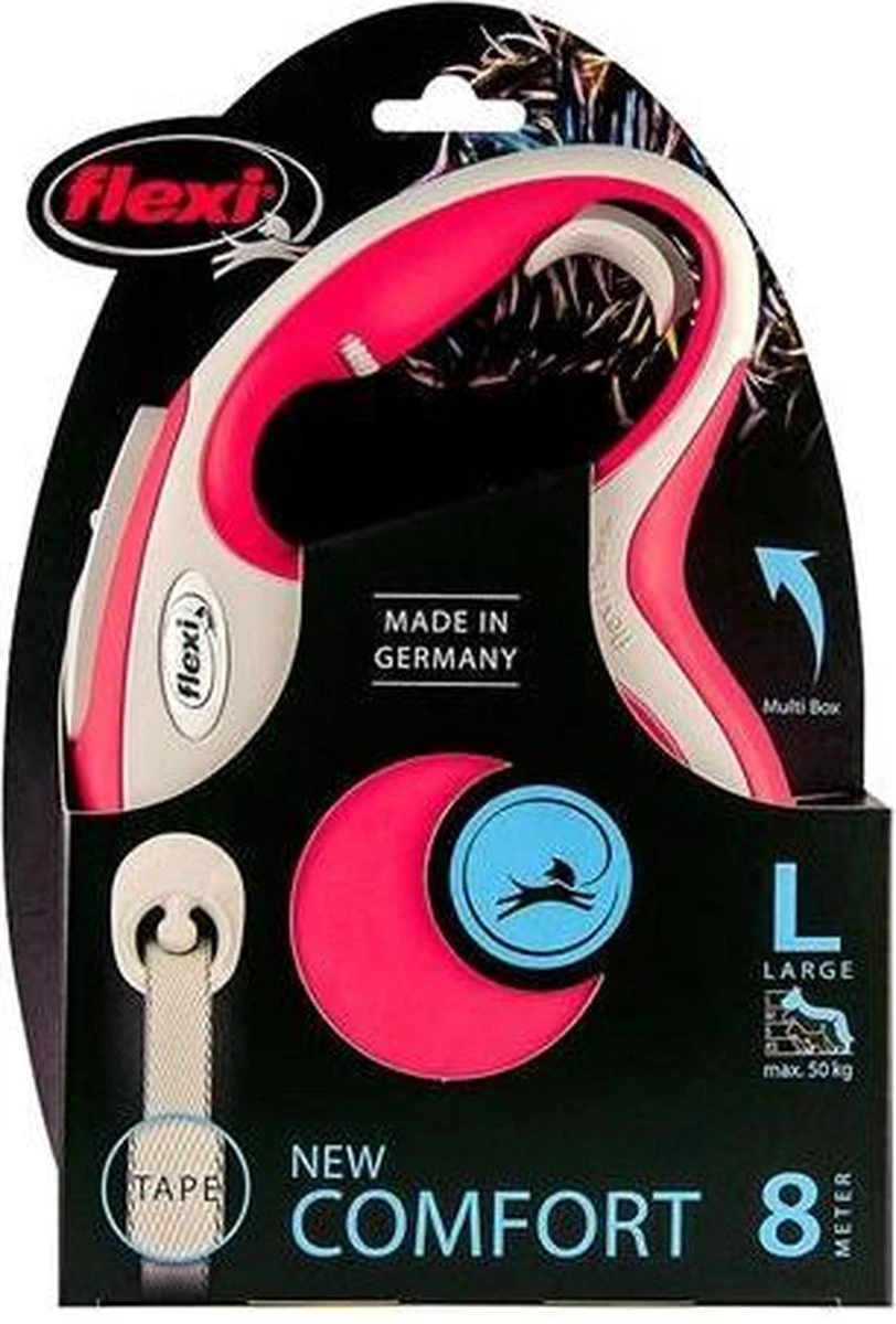 Flexi New Comfort Tape - Hondenriem - Rood - L - 5 M 8 Flexi New Comfort Tape - Hondenriem - Rood - L - 5 M - Afbeelding 6