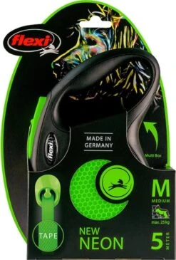 Flexi New Neon Tape - Hondenriem - Zwart/Groen - M - 5 M - (<25 Kg) 24 Flexi New Neon Tape - Hondenriem - Zwart/Groen - M - 5 M - (<25 Kg) -Exporteren Alles Voor Honden Winkel 812x1200 3
