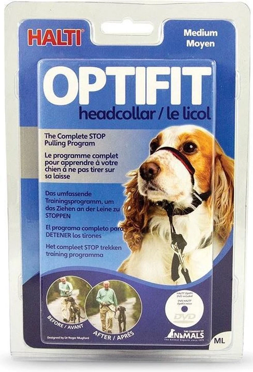 Halti OptiFit Headcollar - Hond - Anti Trekhalsband - Maat M - Voor Labrador, Boxer, Dobermann, Golden Retriever 9 Halti OptiFit Headcollar - Hond - Anti Trekhalsband - Maat M - Voor Labrador, Boxer, Dobermann, Golden Retriever - Afbeelding 7