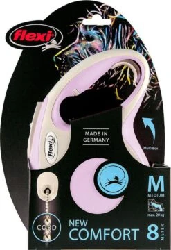 Hondenriem - Looplijn - FLEXI Rollijn NEW COMFORT Koord - M - Rose - 8 Meter -Exporteren Alles Voor Honden Winkel 824x1200 2