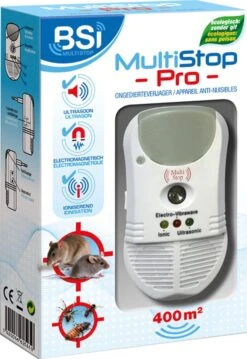 BSI - Multistop Pro - Ongedierteverjager Met 3-voudige Werking: Ultrasoon + Elektromagnetisch + Ioniserend - Ongediertebestrijding - Onhoorbaar Voor Mens - Bereik Tot 300 M² -Exporteren Alles Voor Honden Winkel 826x1200 5