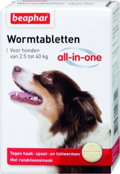 Beaphar All In One Ontwormingsmiddel - Hond 2.5-40 Kg - 4 Tabletten 10 Beaphar All In One Ontwormingsmiddel - Hond 2.5-40 Kg - 4 Tabletten -Exporteren Alles Voor Honden Winkel 827x1200 1