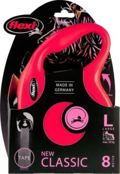 Flexi New Classic Tape - Hondenriem - Rood - L - 8 M - (<50 Kg) -Exporteren Alles Voor Honden Winkel 830x1200 4