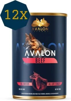 Exporteren Alles Voor Honden Winkel 8 Avalon Petfood Dog Beef - Hondenvoer - 12 X 410g