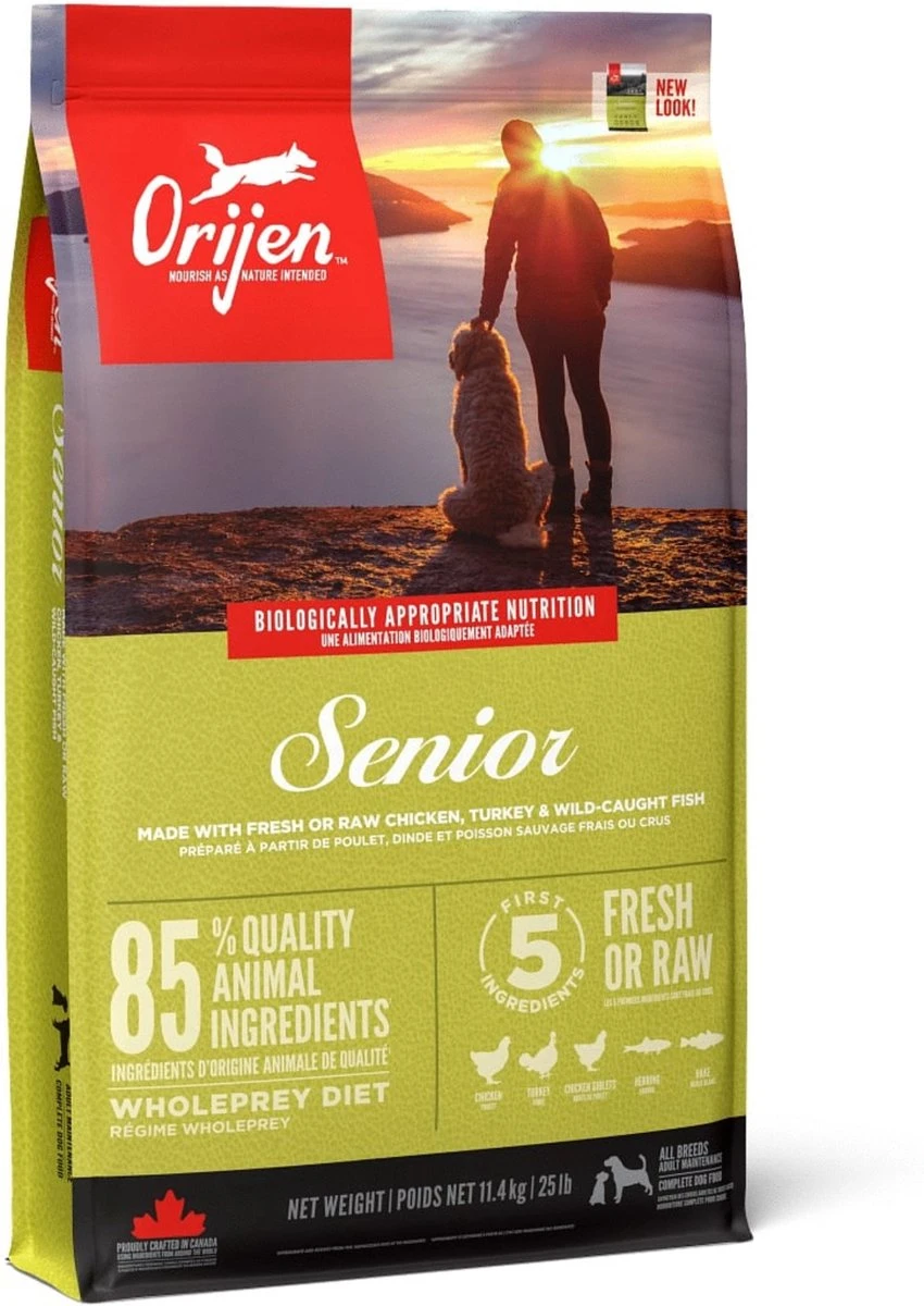 Orijen Whole Prey Senior Dog - Kip & Kalkoen - Hondenvoer - 11.4 Kg 5 Orijen Whole Prey Senior Dog - Kip & Kalkoen - Hondenvoer - 11.4 Kg - Afbeelding 3