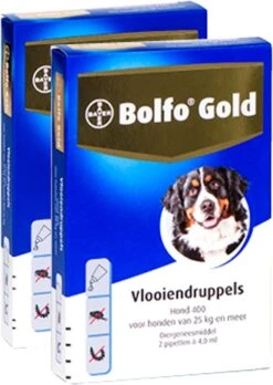 Bayer Bolfo Gold 400 Anti Vlooienmiddel - Hond - >25 Kg - 2 Pipetten -Exporteren Alles Voor Honden Winkel 851x1200 1